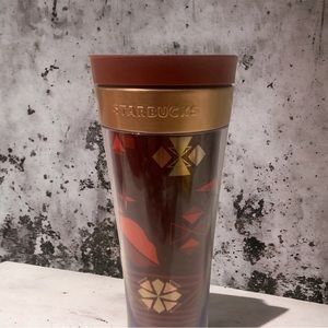 Authentic Starbucks 2013 Bella Rose Holiday Collection Tumbler 16 oz.